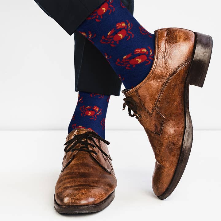Real Sic - Wholesale Socks - Unisex - Sick socks - Crab - Seafood Food Service Dress Casual Socks2