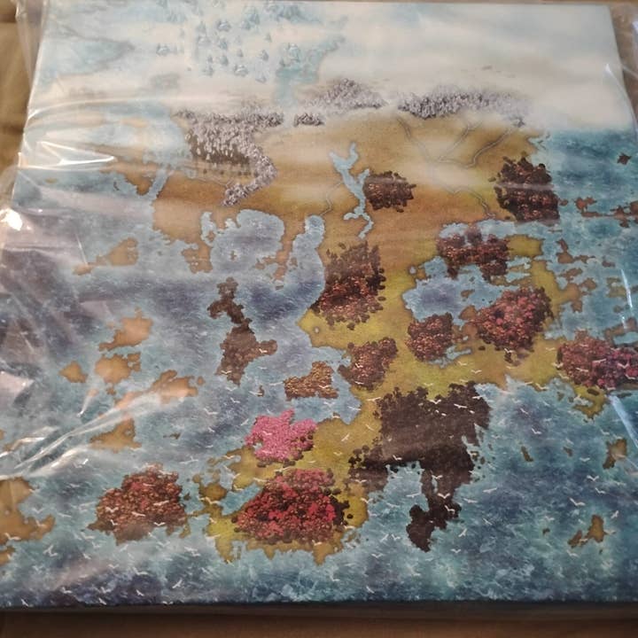 Canvas World Map for wholesale by Fool's Moon Entertainment, Inc.