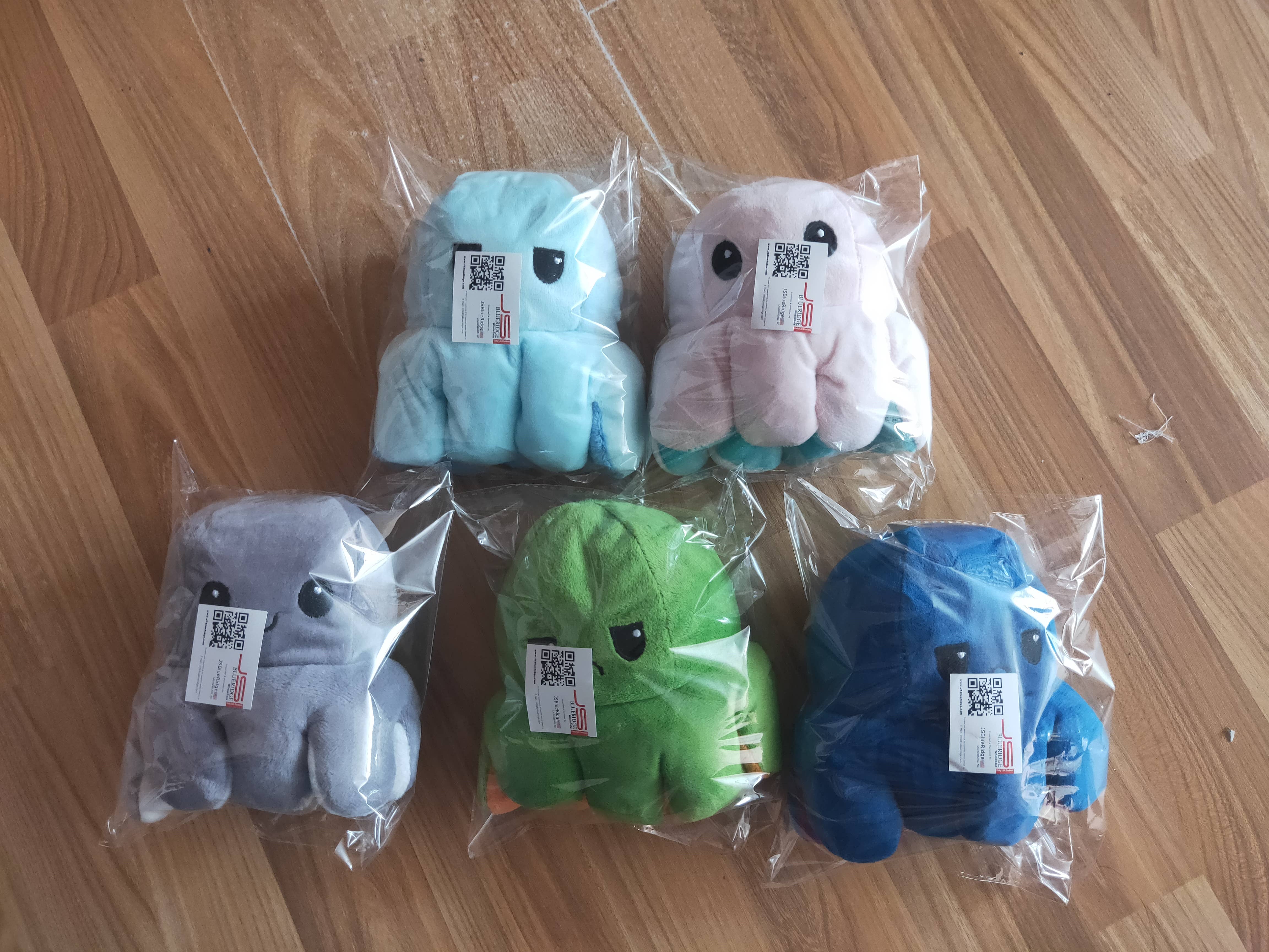 JSBlueRidge Toys - Vendita all'ingrosso Peluche - Bambini e neonati - Giocattolo morbido polpo acquatico per bambini, ideale come regalo pasquale23