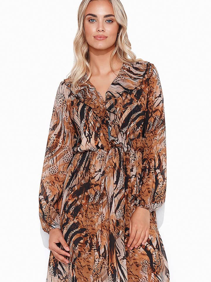 Everyday Dress Model 170087 Makadamia for wholesale by Lieber Deem Marktplatz