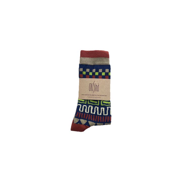 Olisha socks - Wholesale Socks - Unisex - Sema Sodalite blue - Organic Cotton Socks7