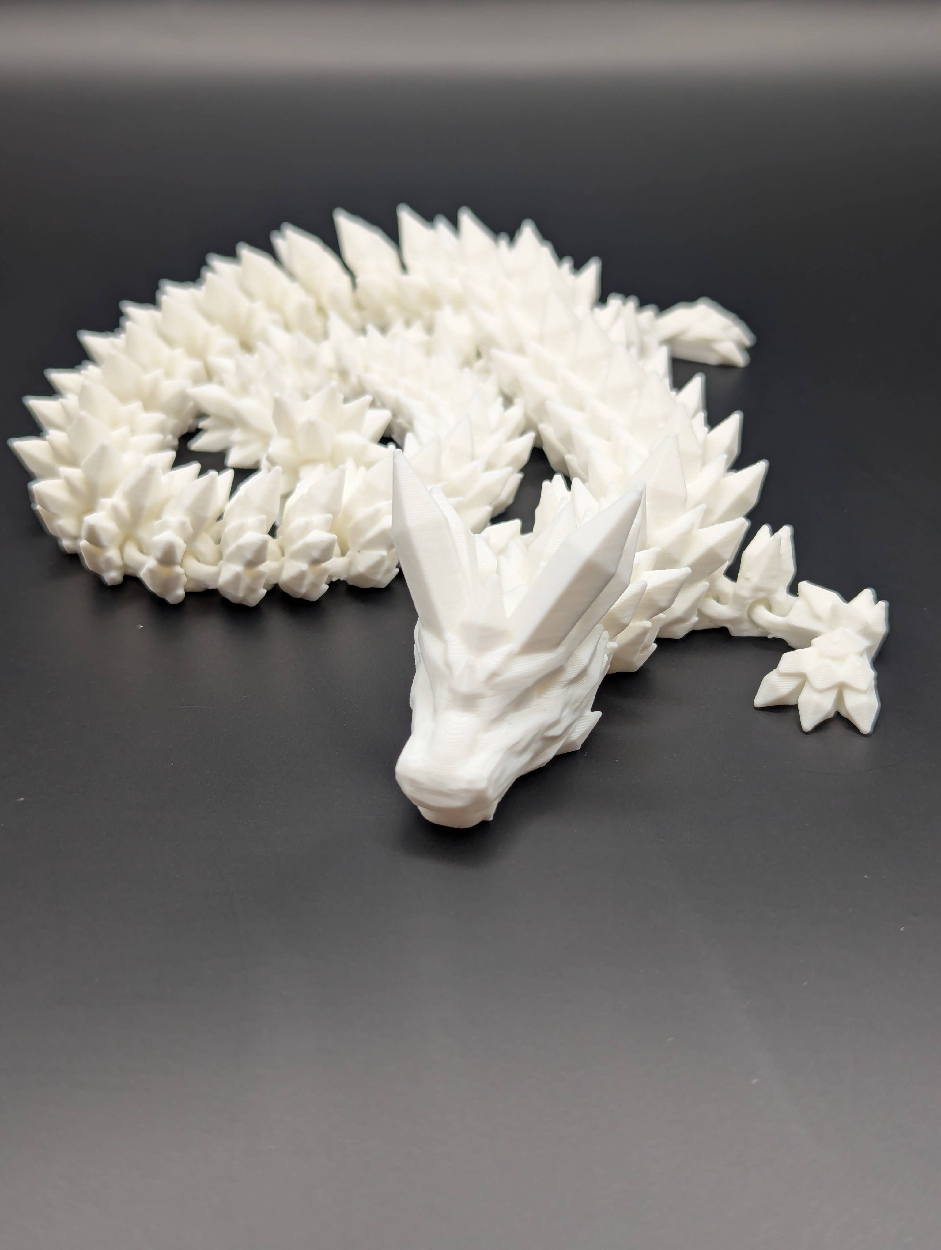 The Midnight Oil - Wholesale Fidget Toy - Kids - 3D Articulated Crystal Dragon (14")1