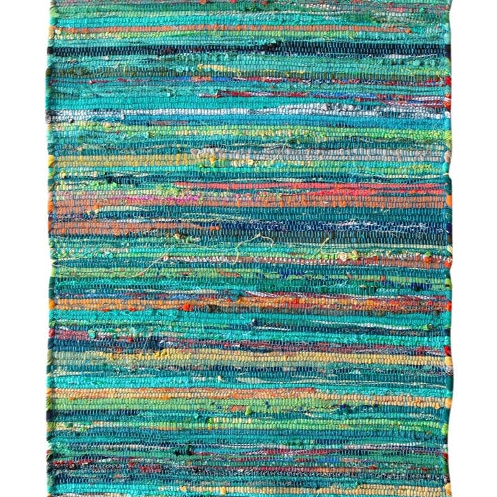 Second Nature Online – Engroshandel Løst tæppe – Festival vævet tæppe i genanvendt bomuldsblanding i forskellige farver4