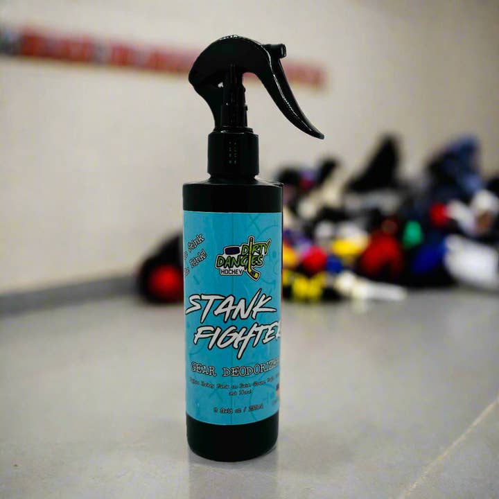 Stank Fighter Hockey Gear Deodorizer for wholesale by Dirty Dangles Hockey