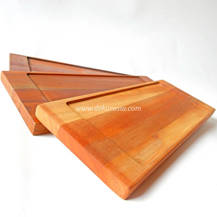 Rechteckiges Schneidebrett zum Zerkleinern von Obst oder Gemüse | Geschirr | Kostenloser Versand für den Großhandel von Dekor Asia Indonesia