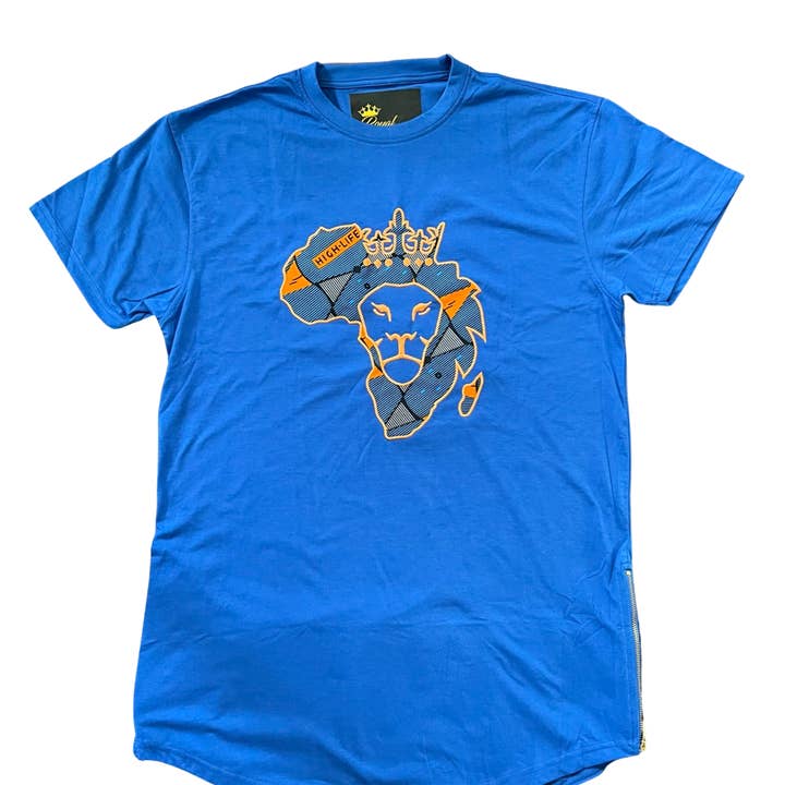 “Chosen Generation” T-Shirt with Side Zipper - Royal Blue for wholesale by Royal Priesthood