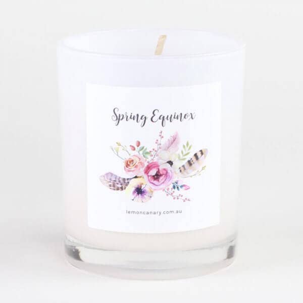 SPRING EQUINOX SOY CANDLE for wholesale by Lemon Canary