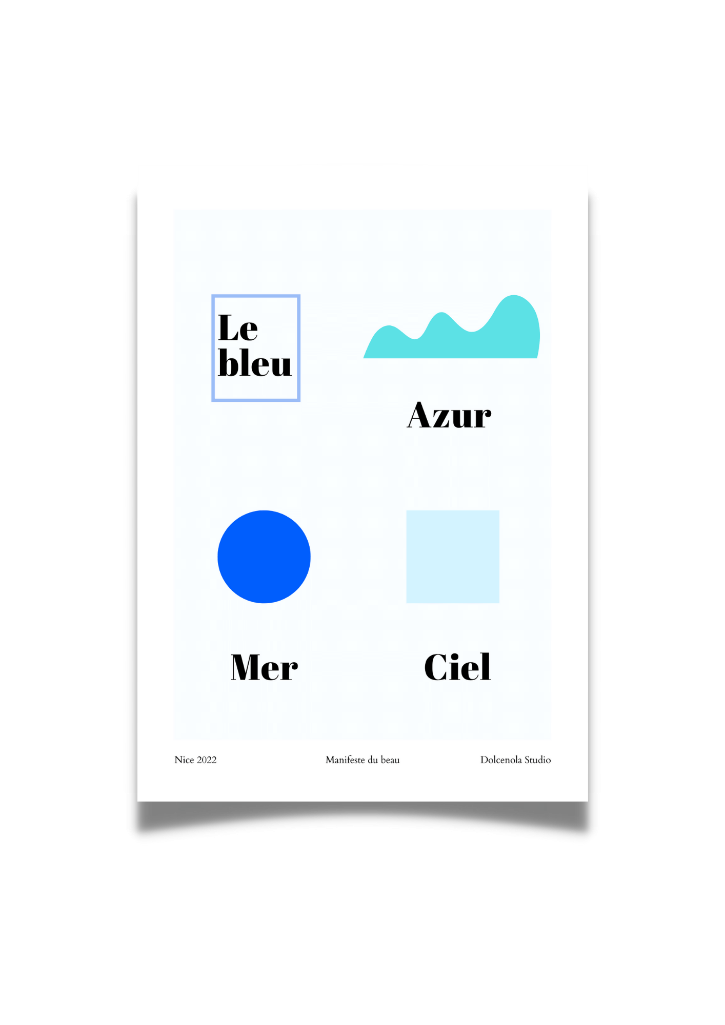 Dolcenola Studio - Vendita all'ingrosso Stampa artistica - Le Bleu1