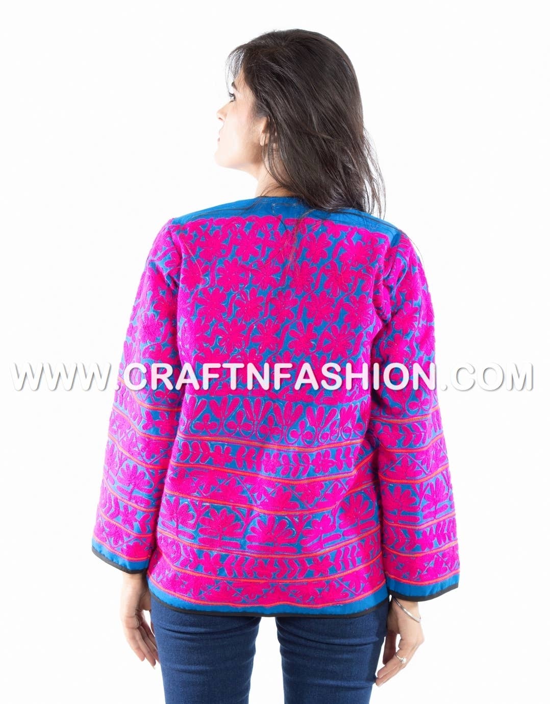 Meghcraft - Wholesale Jacket - Women's - Indian Handmade Embroidered Jacket-Women's Bohemian Jacket1