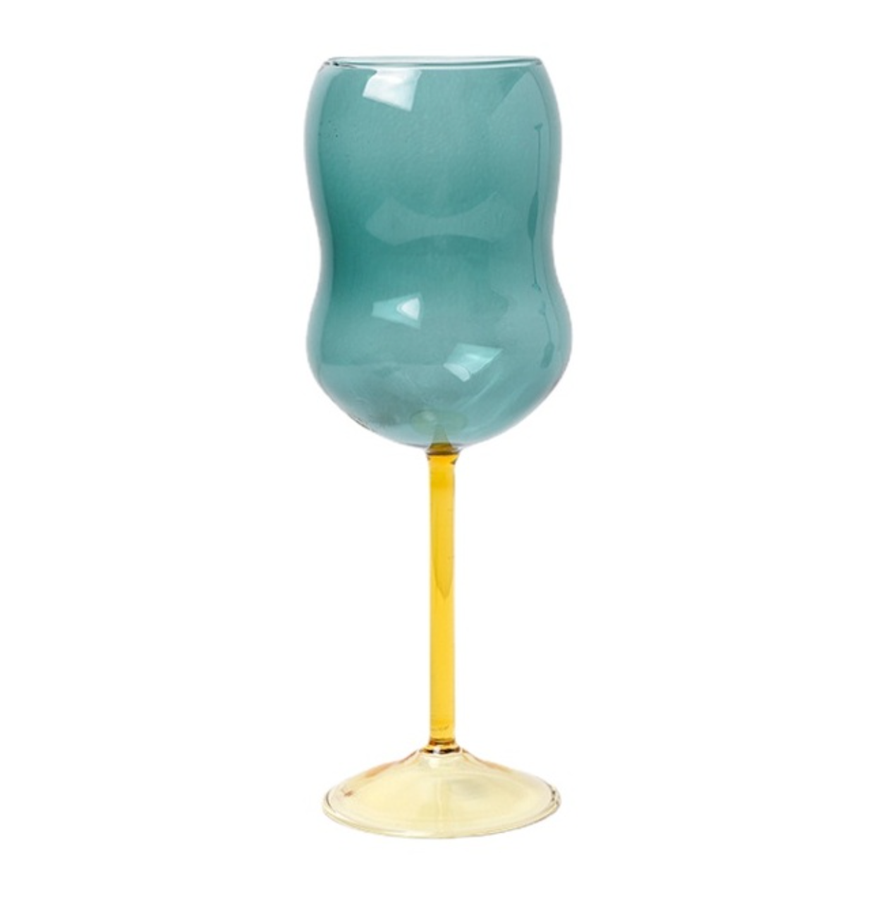 IVORE.GROUP (We cover All Import duty) - Wholesale Wine Glass - Color Champagne Wine Glass CupBrown-Green

3