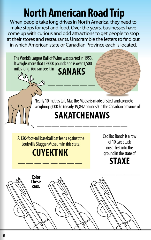 Wellspring - Wholesale Coloring & Activity Book - Kids & Baby - Activity Book - Super Fun Road Trip Activities for Kids1