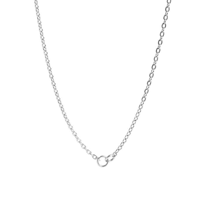 WJW - Wholesale Link & Chain Necklace - 18K Gold PVD Stainless Steel Loop Connector Chain Necklace