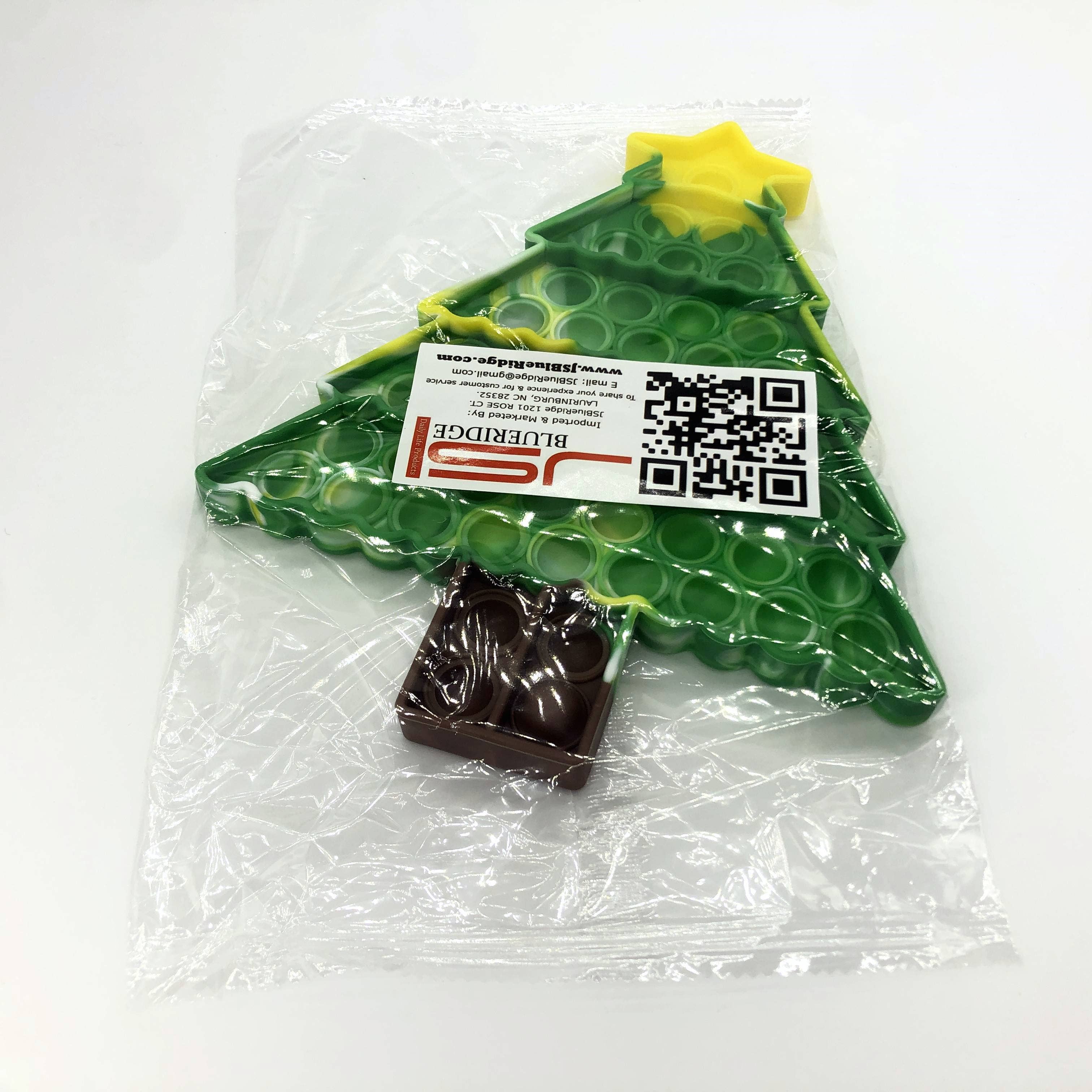 JSBlueRidge Toys - Wholesale Fidget Toy - Kids - Holiday Winter Tree Pop It Fidget Kids Toys30