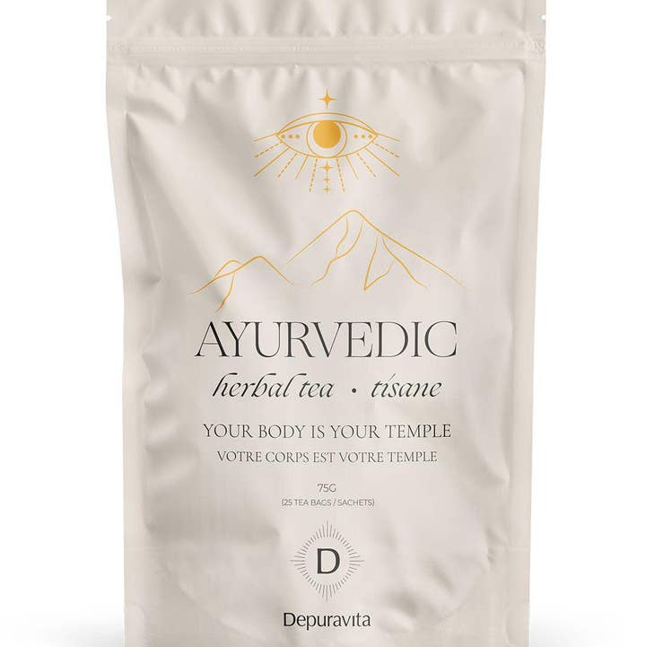 Ayurvedic Herbal Tea – Detox & Calm with Moringa & Tulsi for wholesale by Depuravita