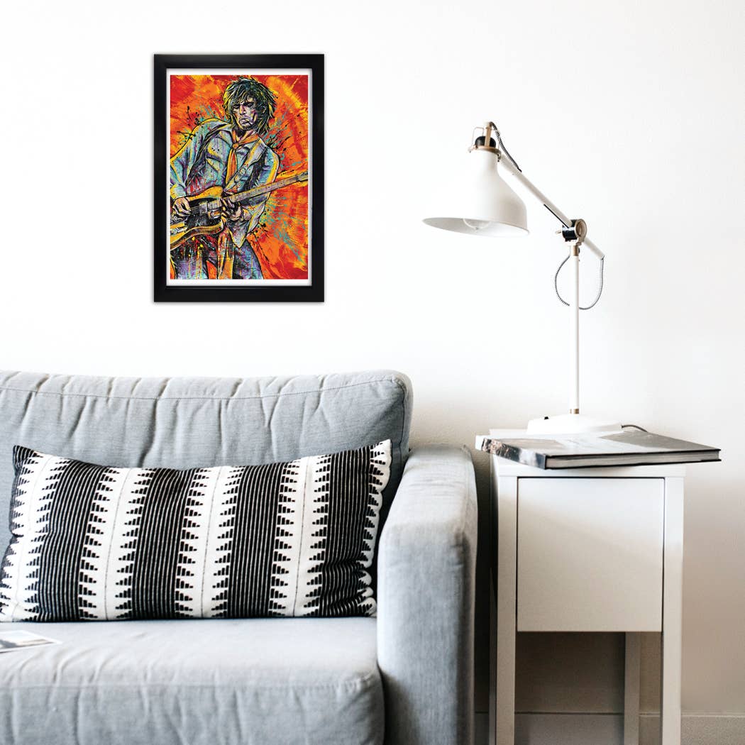 Point Blank Art & Design - Vente Affiche d'art - Keith Richards Impression d'art 30,5 x 45,7 cm3