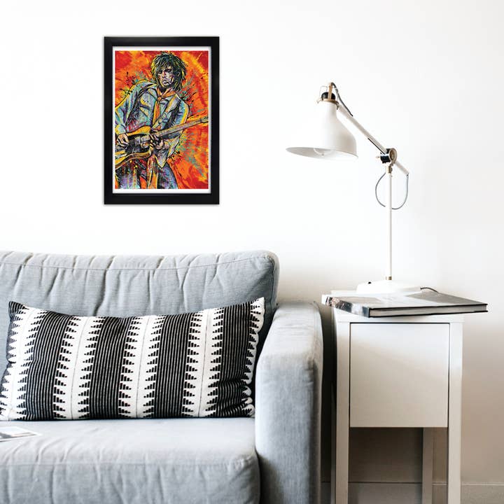 Point Blank Art & Design - Wholesale Art Print - Keith Richards Art Print 12 x 18"3