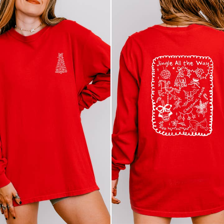 Spirit+Tribe - Wholesale T-Shirt (Graphic) - Women's - Jingle all the way Tee