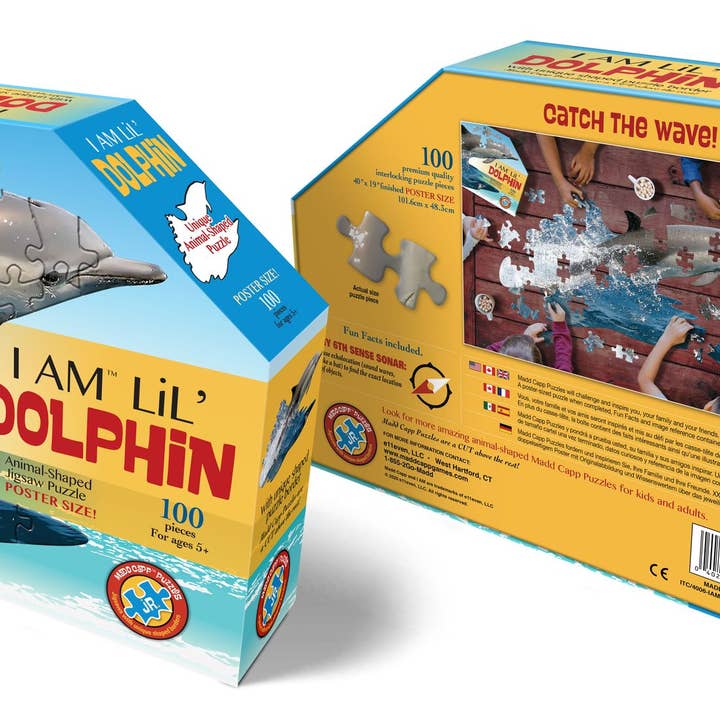 Madd Capp Games & Puzzles - Wholesale Puzzle - Kids - I AM Lil DOLPHIN 100 piece jigsaw puzzle - gift3