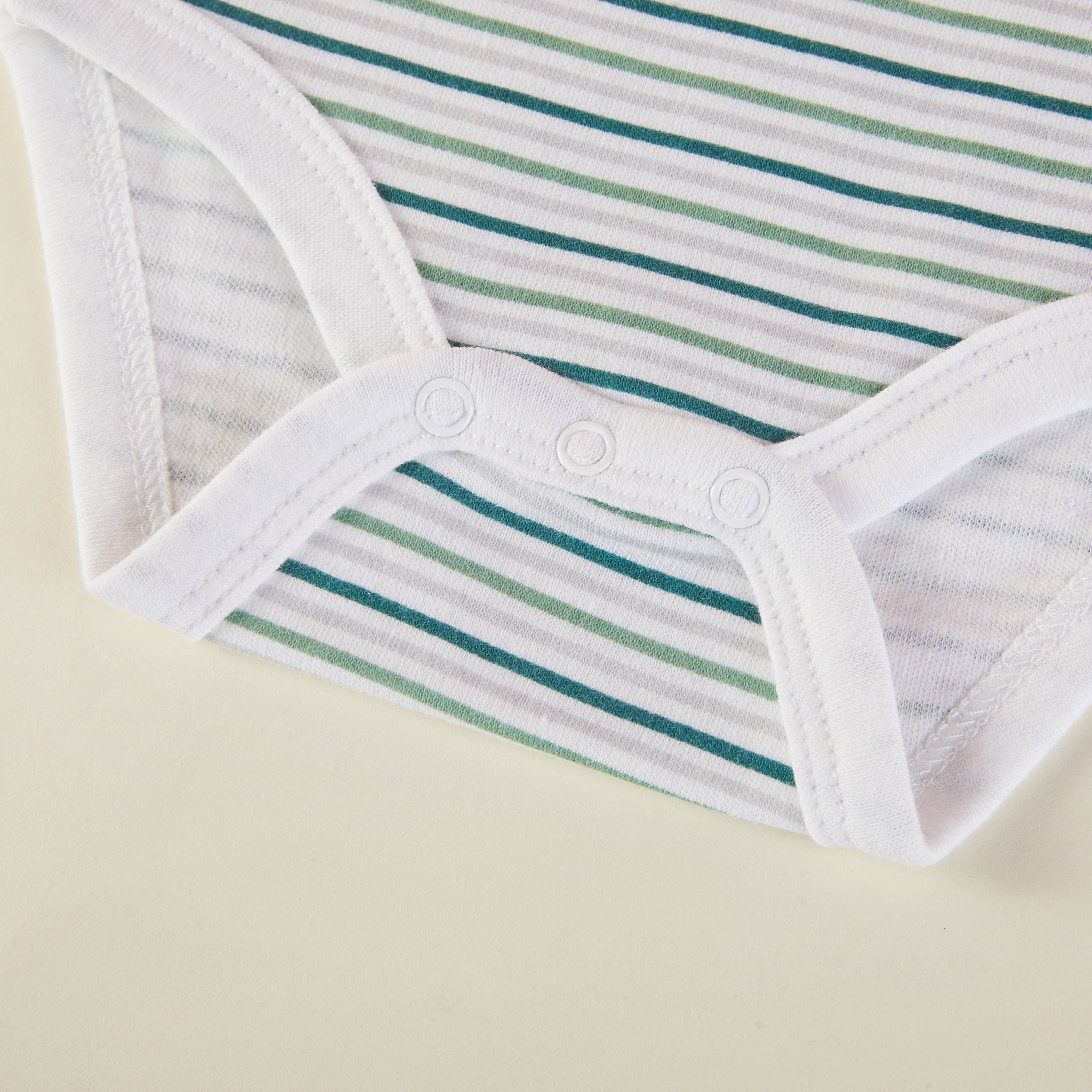 Lollipop Dreams – Großhandel Body (ohne Füße) – Baby – 3er-Pack Baby-Jungen-Kurzarmbodys mit Dinosauriermuster5