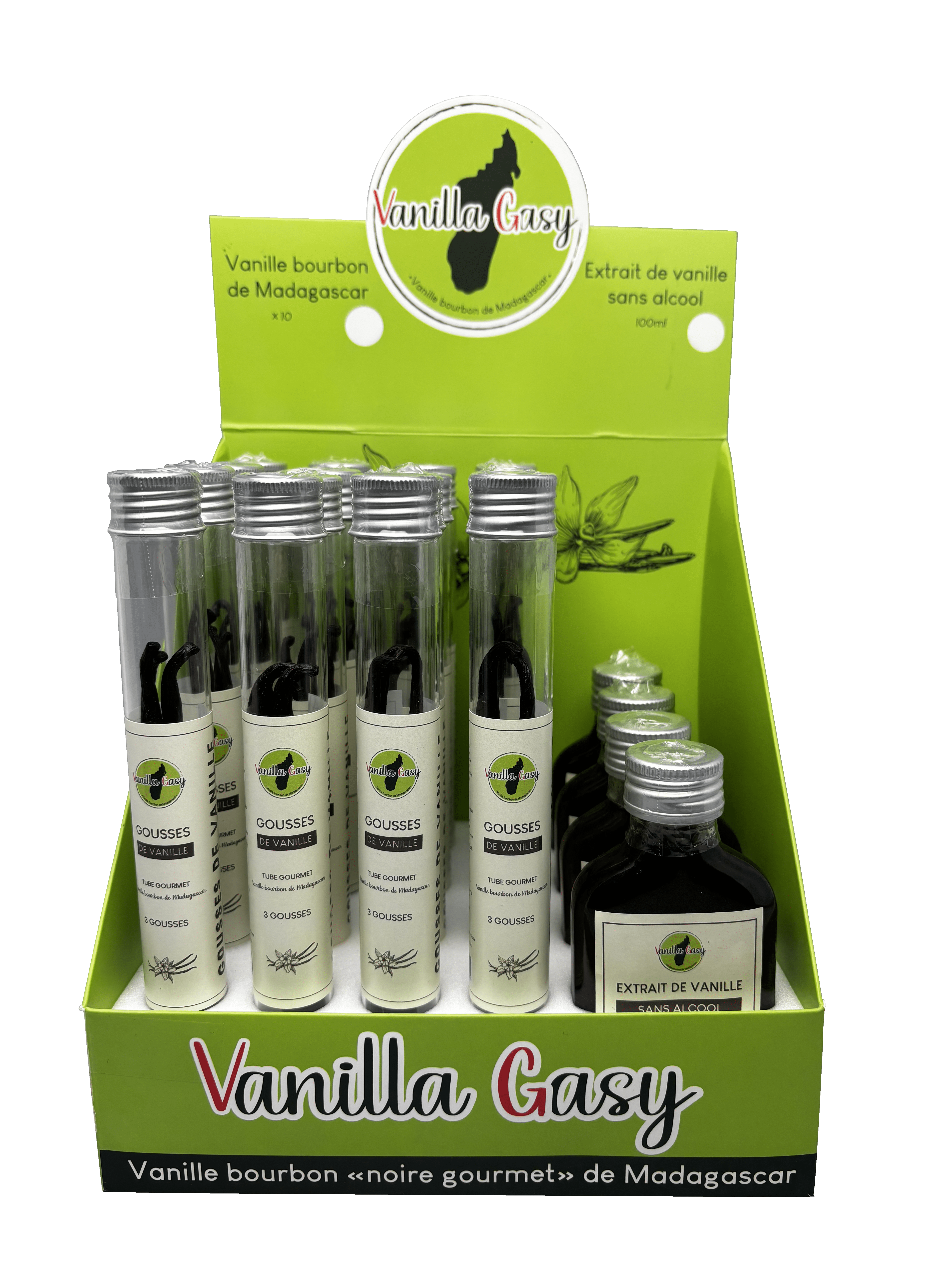 Vanilla Gasy - Wholesale Vanilla/Fruit Extract - Pods and extracts display1