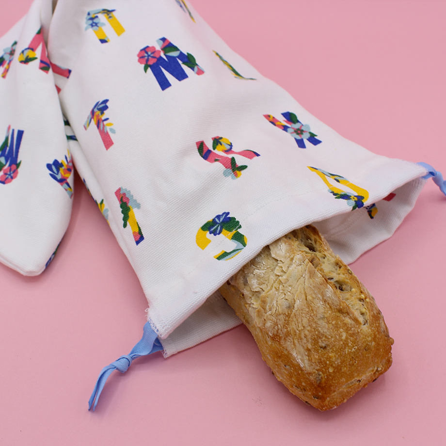 Machatatelier - Wholesale Bread/Tortilla - Thick cotton baguette bag2