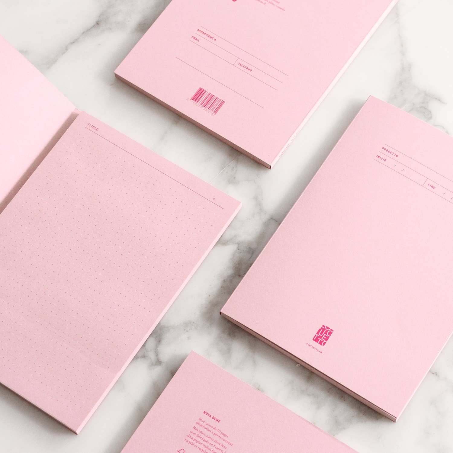 Foglietto - Venta al por mayor Libretas - Bloc de notas « Nota bene » con hojas desprendibles16