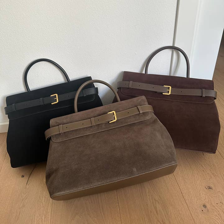 Zhade - Wholesale Top Handle Bag - Women's - PRISCILLA - suede11