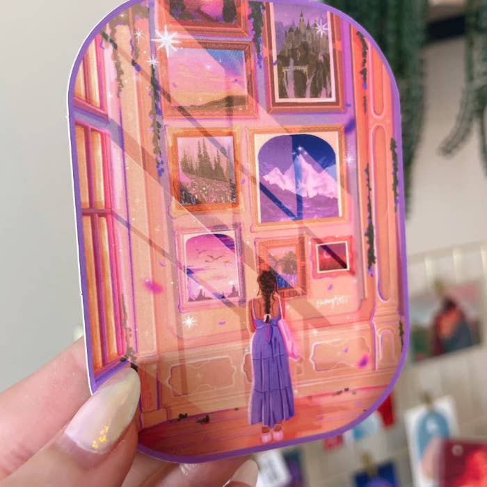 Brittany Keller Art - Vente Autocollant - Autocollant du Musée d'Art Littéraire1