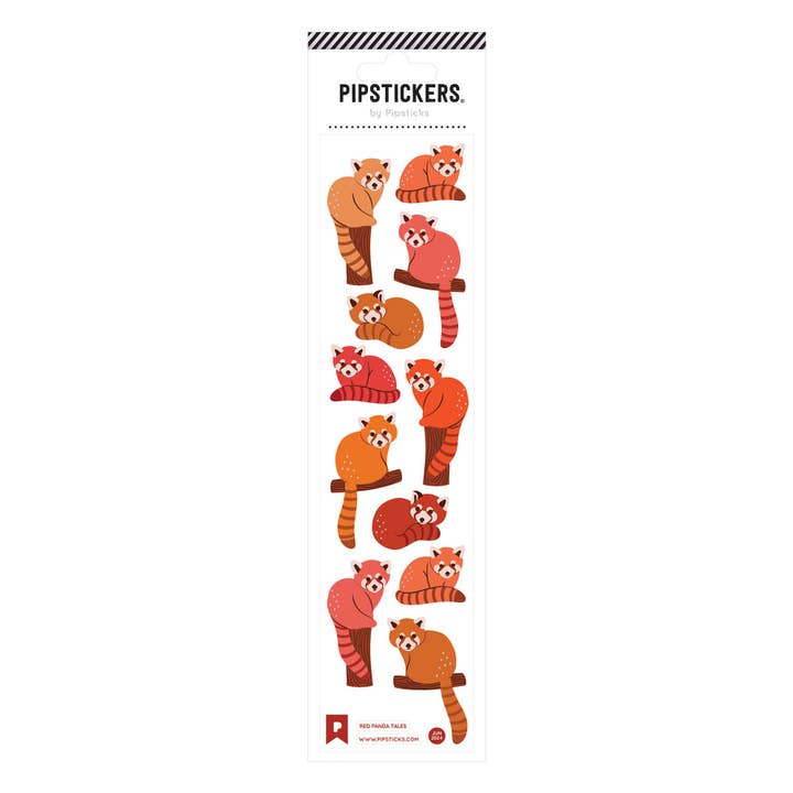 Pipsticks - Wholesale Sticker - Red Panda Tales