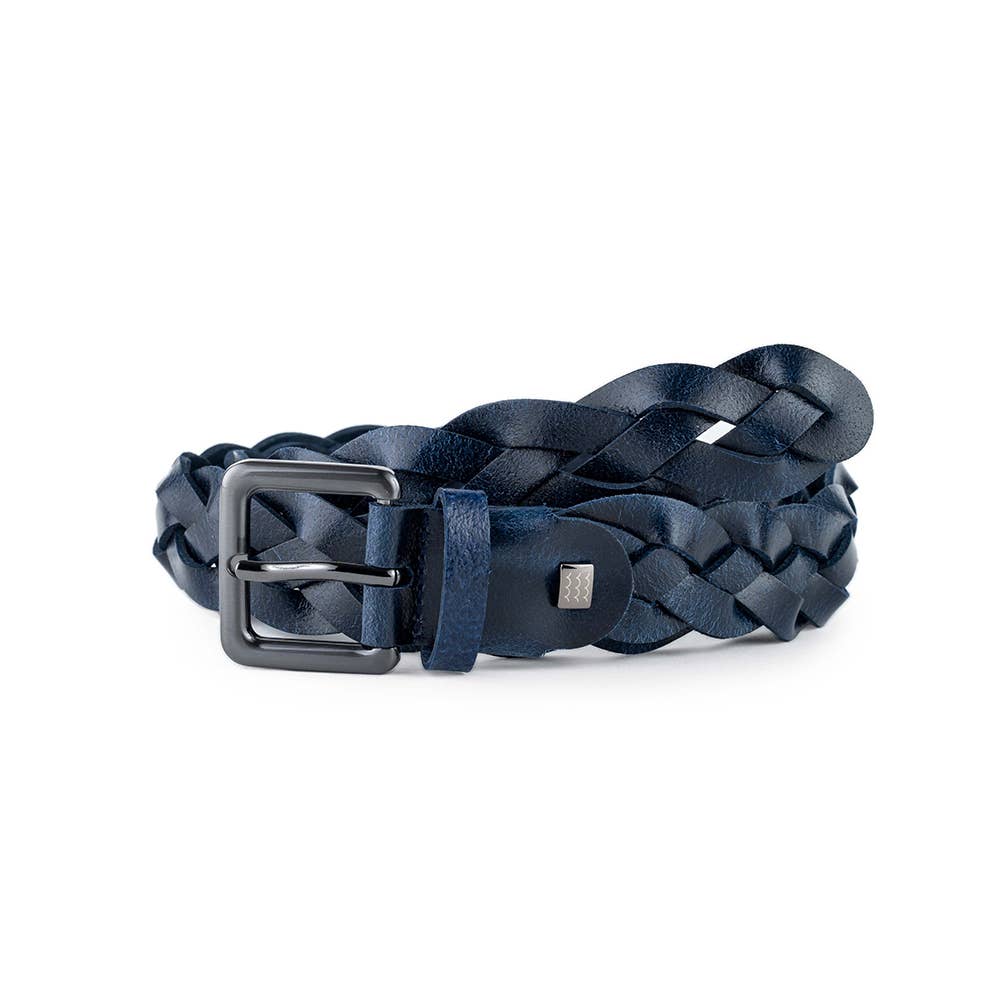 VALTICO - Vente Ceinture – femme - Ceinture tressée en cuir fabriquée en Espagne4