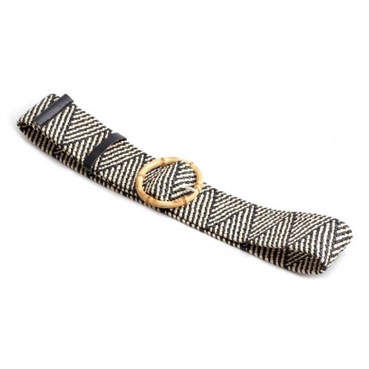 NINEXIS - Wholesale Belt - Women's - CWABE0378_ROUND BUCKLE FASHION STRETCH BELT
