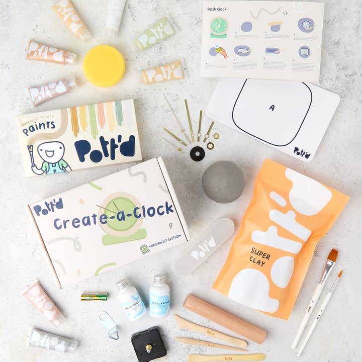 Pott'd – wholesale DIY craft kit – Create-a-Clock