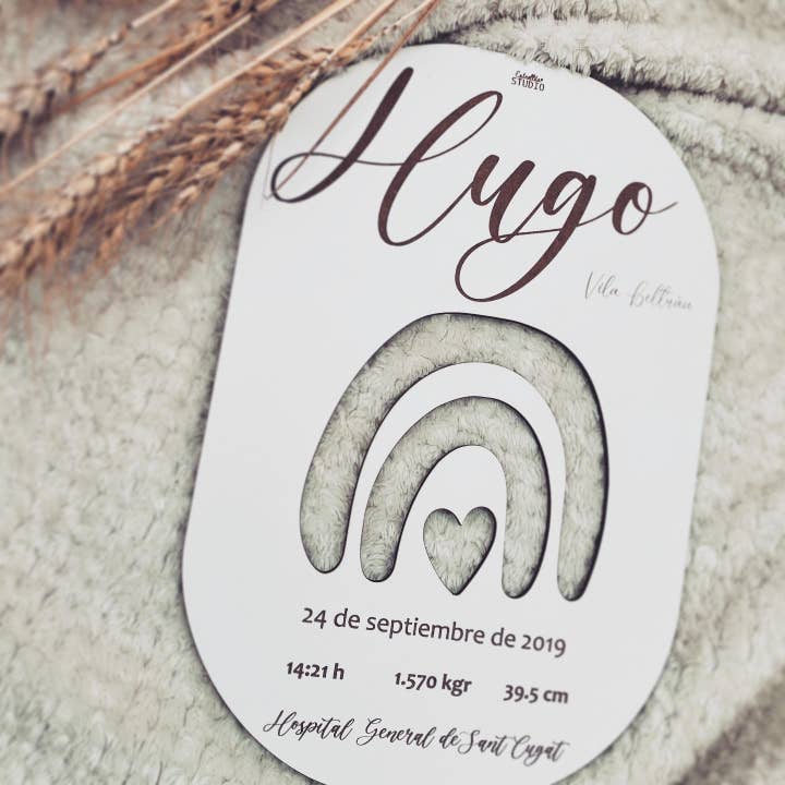 Naissance Arc-en-ciel pour la vente par Estrellita Studio