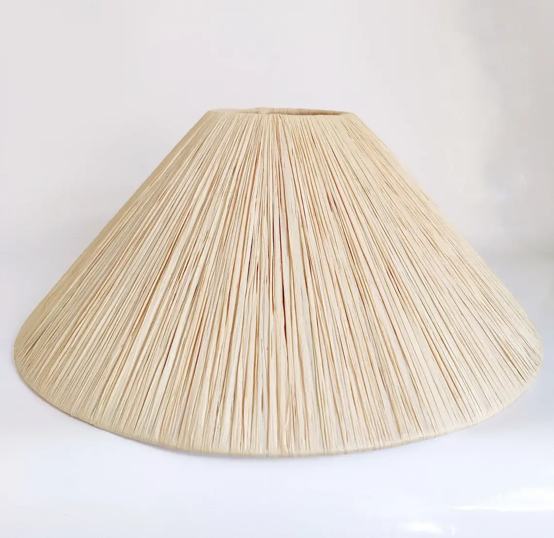 Moroccan Natural bazaar - Wholesale Lamp Shade - Coolie Handmade Raffia Lampshade - Raffia Lamp Shade 1