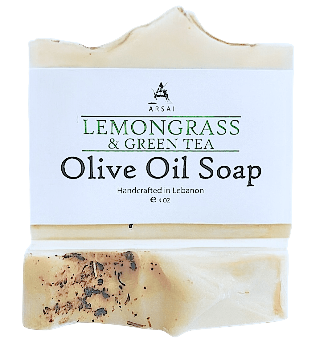 Arsai Soap - Wholesale Bar Soap - Lemongrass & Green Tea - Pure Olive Oil Soap Bar - Handcrafted - All-Natural - Moisturizing & Soothing - 4oz - For All Skin Types - Unisex1