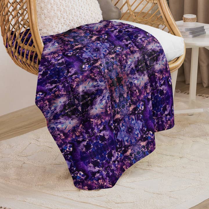 Couverture Sherpa Rêves d'Insomnie pour la vente par Jessica Morrison Fine Art & Design