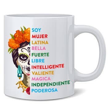 Te Quiero Mucho Mama In Spanish Funny Gift Idea Coffee Mug by Jeff