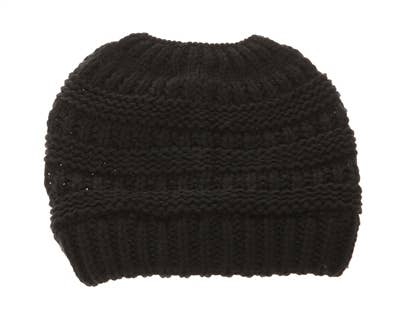 DNMC - Wholesale Beanie - Women's - Messy Bun Ponytail Beanie - 5 Colors!6