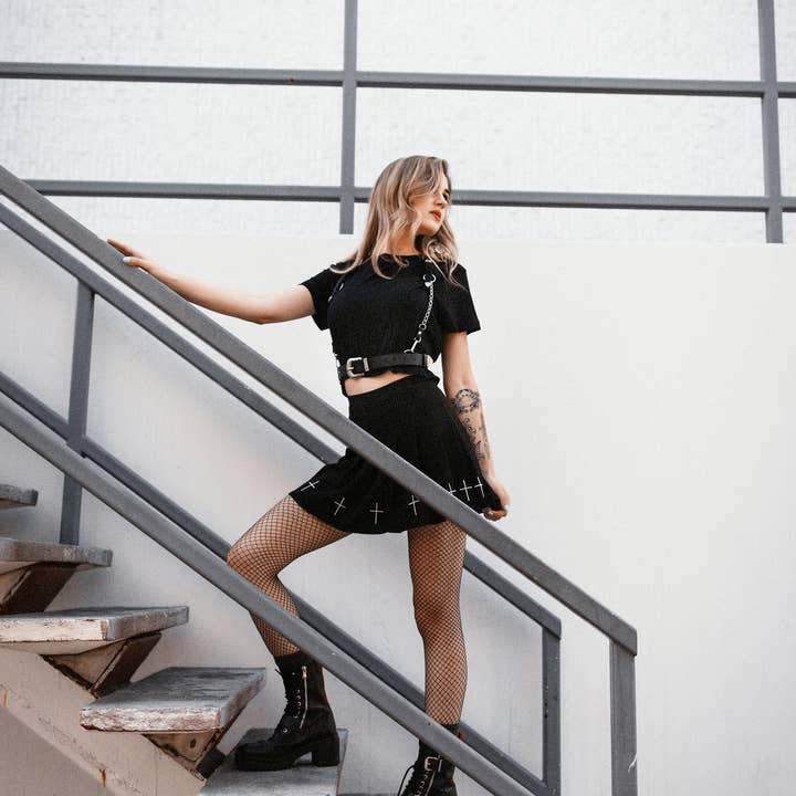 Lively Ghosts - Vendita all'ingrosso Cintura - Donna - Imbracatura a catena gotica occidentale «Sharpshooter»10