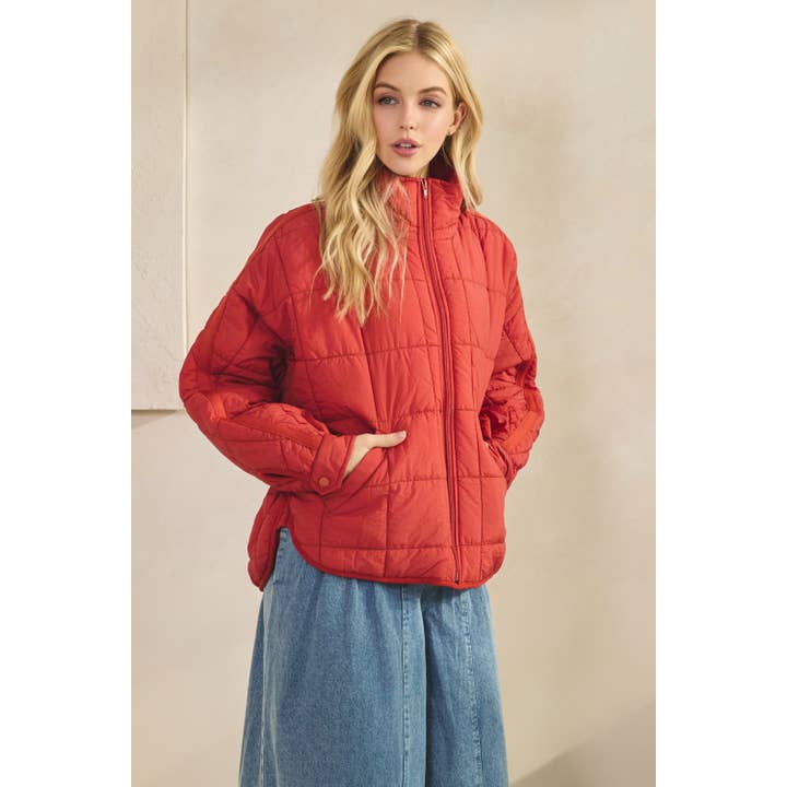 Veveret – wholesale Jacket – Women's – Zip Up Packable Puffer Jacket2