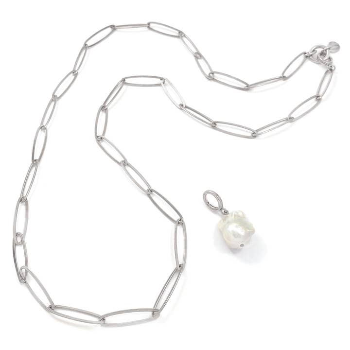 Arden Convertible Lariat - Silver for wholesale by BIKO