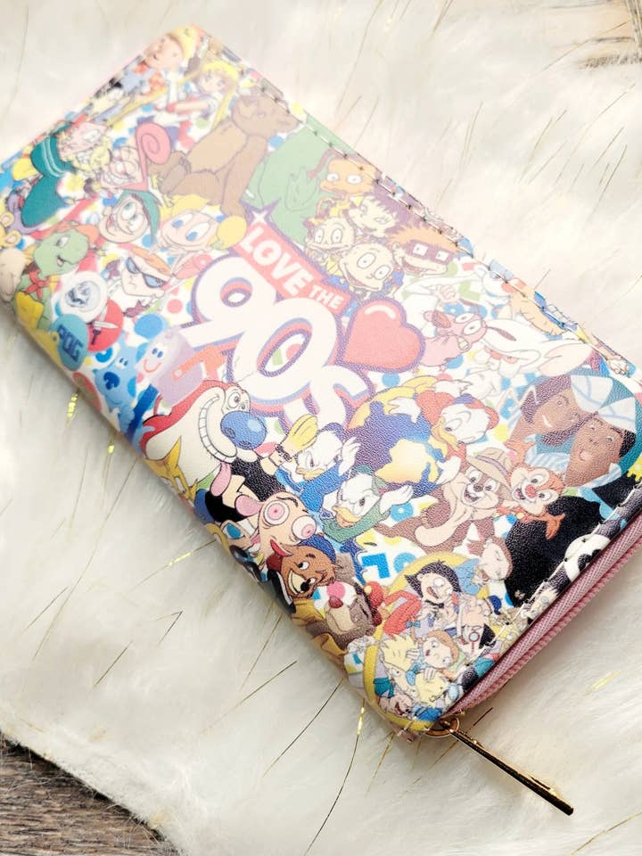 Livin' & Lovin' The 90's Wallet for wholesale by The Bling Barn