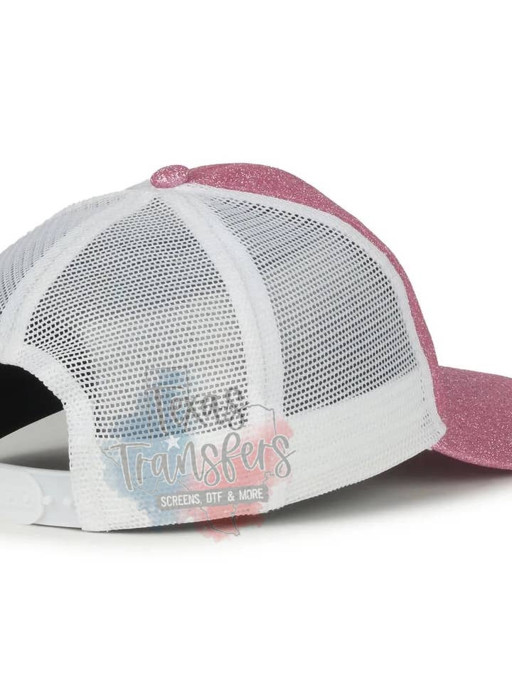 Casquette de baseball à paillettes avec fermeture arrière ajustable pour la vente par Texas Transfers