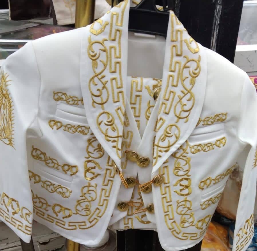 Cielito Lindo - Wholesale Kostuum - Kinderen - Mexicaans Charro Virgen-pak 8-delige set van Virgen De Guadalupe3