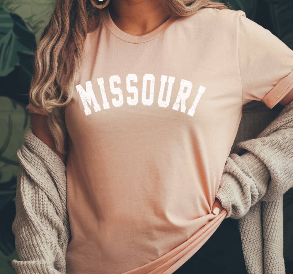 Shamaim - Venta al por mayor Camiseta serigrafiada - Mujer - Camisetas manga corta MISSOURI1