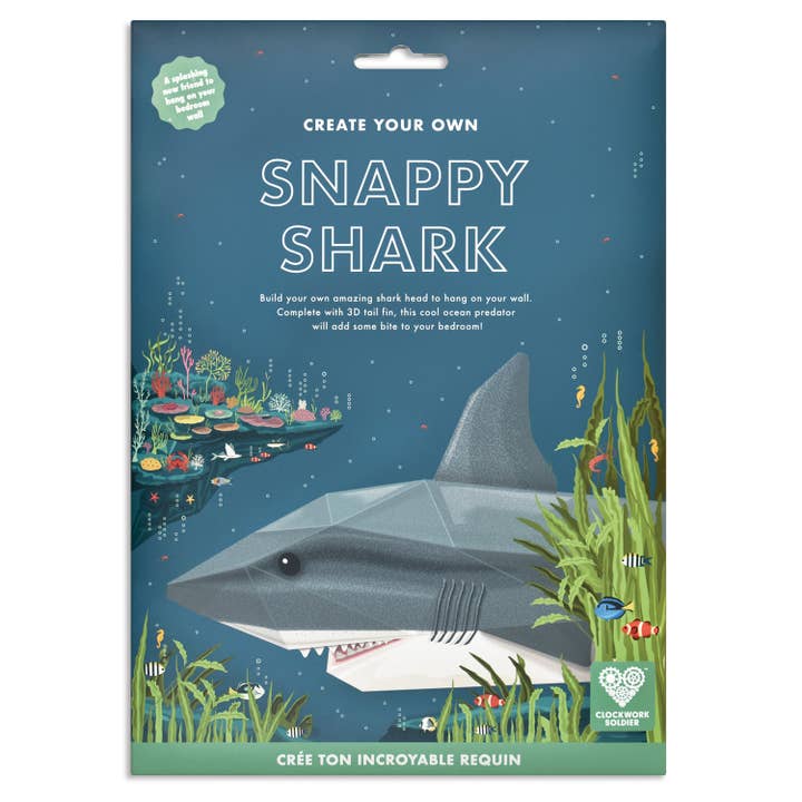 Clockwork Soldier - UK - Wholesale DIY Craft Kit - Kids - Create Your Own Snappy Shark1