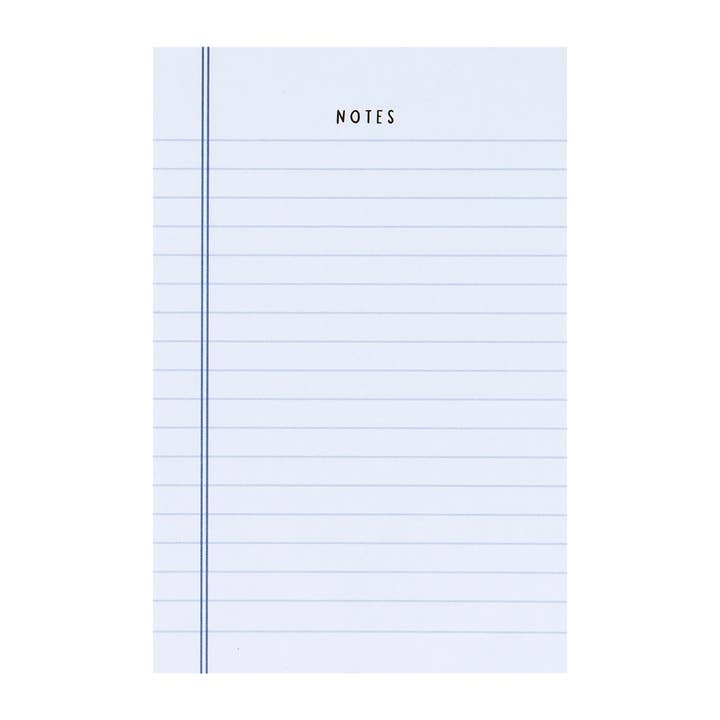 Pippi Post - Wholesale Notepad - Blue Notes 4x6 Notepad