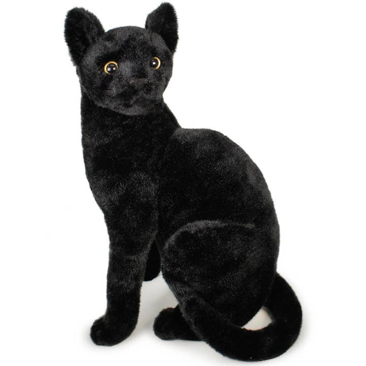 Boone The Black Cat | 13 Inch Stuffed Animal Plush for wholesale by VIAHART Toy Co.