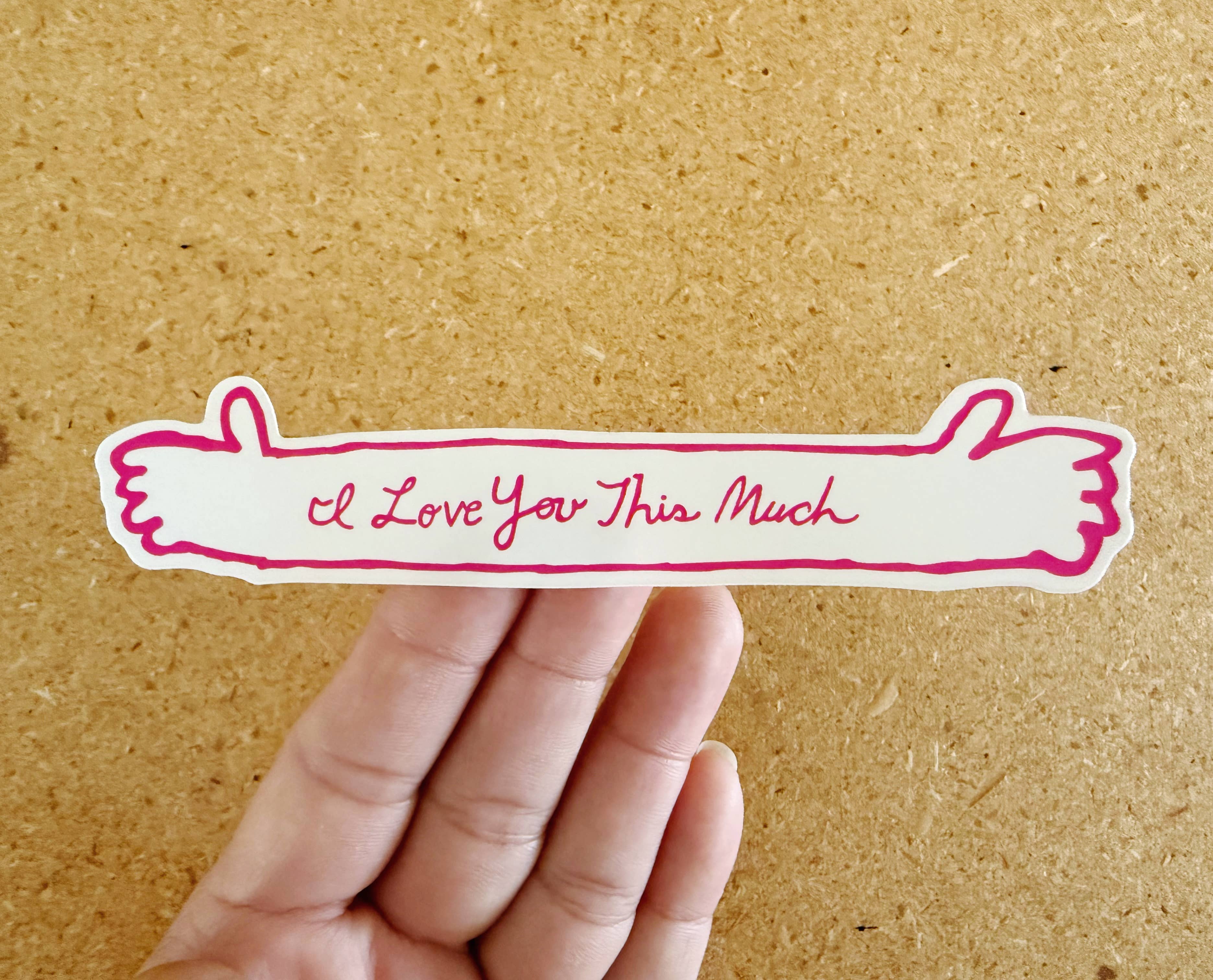 My Name Is Not Darren - Vendita all'ingrosso Adesivo - Ti amo Matte - Adesivo2