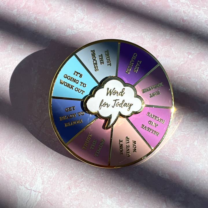 Affirmation Darling - Wholesale Lapel Pin/Button - Word for Day Enamel Pin